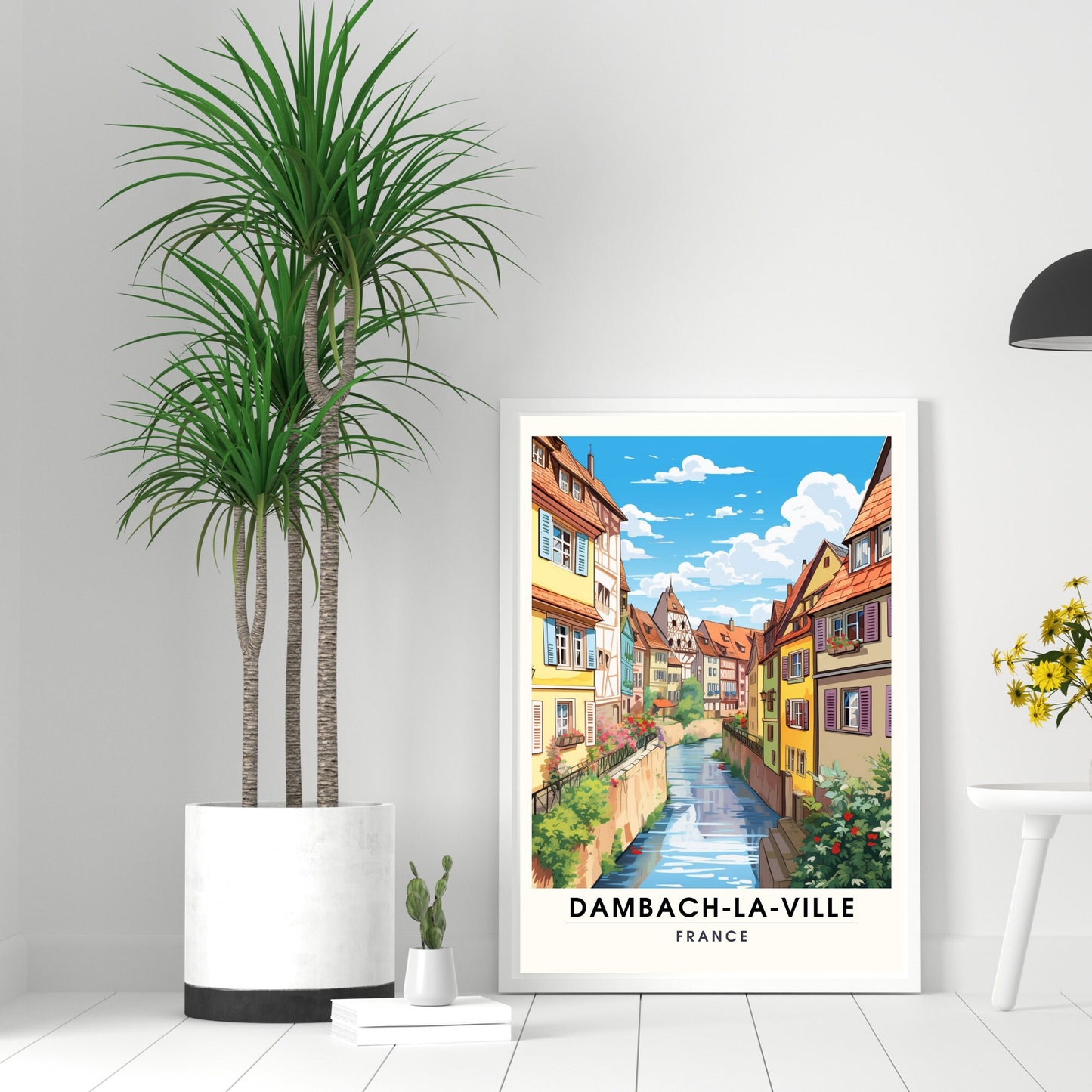 Impression Dambach-la-ville | Affiche de Voyage Dambach-la-ville, France | Affiche Dambach-la-ville