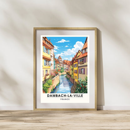 Impression Dambach-la-ville | Affiche de Voyage Dambach-la-ville, France | Affiche Dambach-la-ville