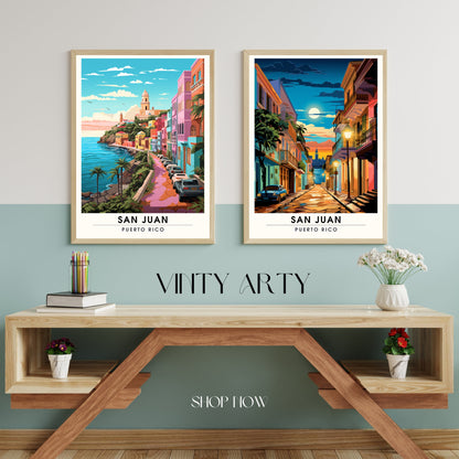 Impression San Juan, Porto Rico | Affiche de Voyage San Juan