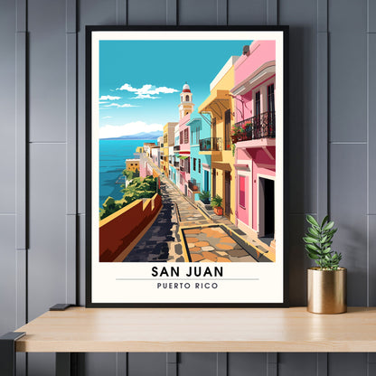 Impression San Juan, Porto Rico | Affiche de Voyage San Juan | Affiche Porto Rico