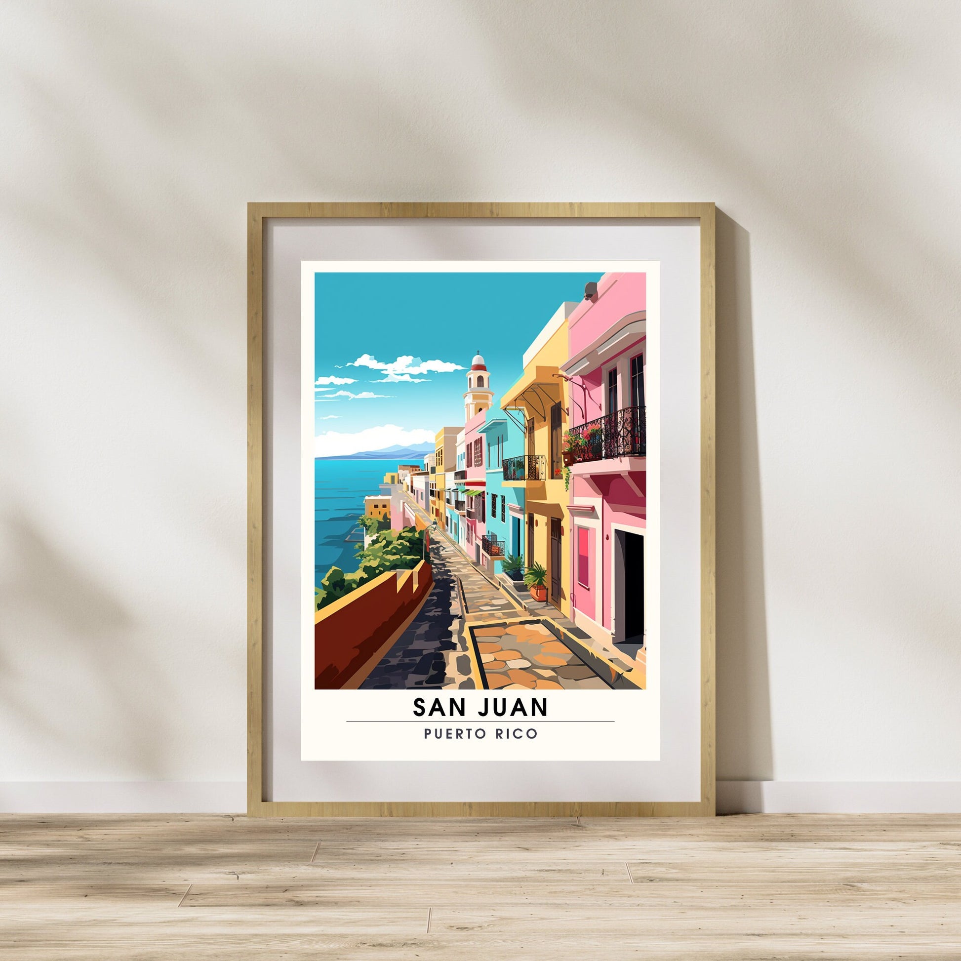 Impression San Juan, Porto Rico | Affiche de Voyage San Juan | Affiche Porto Rico