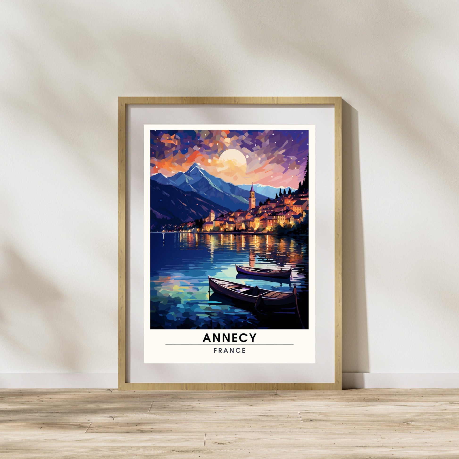 Impression Annecy | Affiche de voyage Annecy | Impression de voyage France