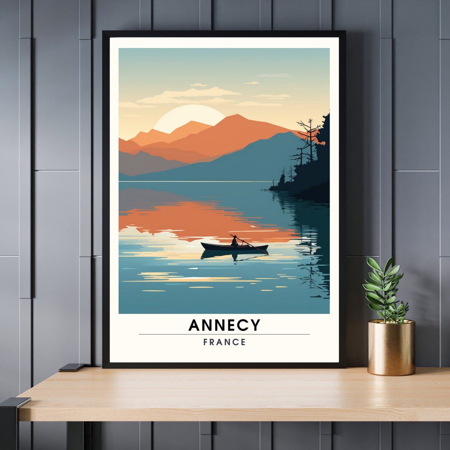 Impression Annecy | Affiche de Voyage Annecy | Poster de Voyage France