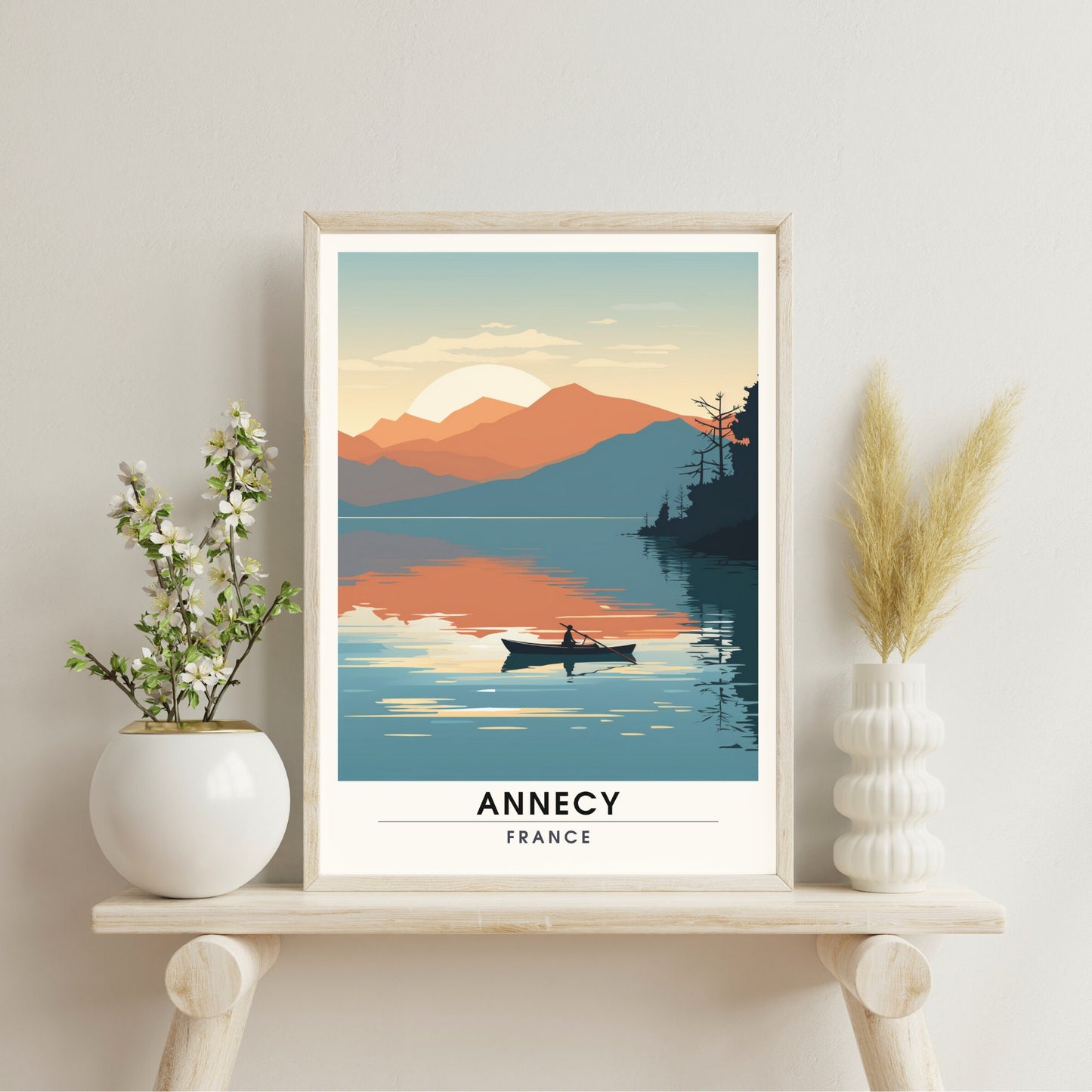 Impression Annecy | Affiche de Voyage Annecy | Poster de Voyage France