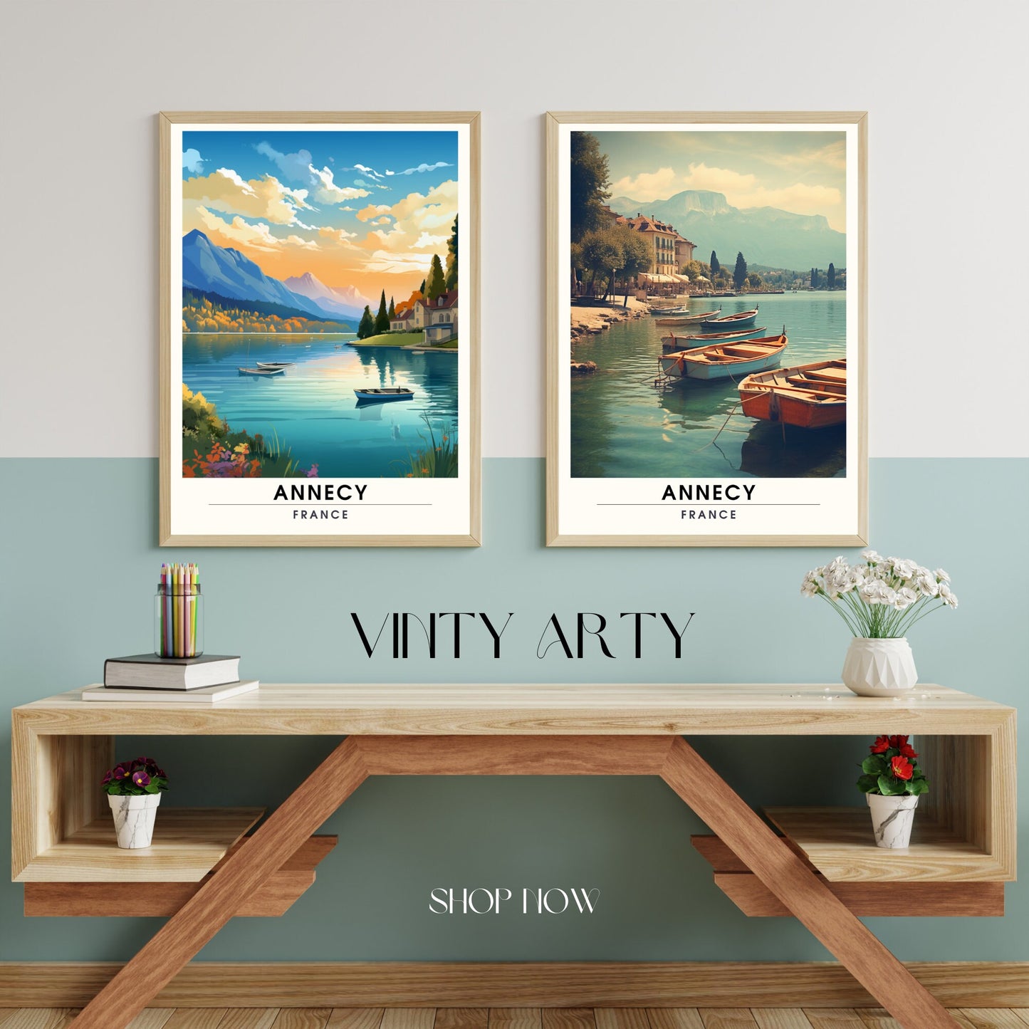 Impression Annecy | Affiche de Voyage Annecy | Poster France