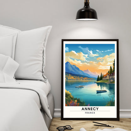 Impression Annecy | Affiche de Voyage Annecy | Poster France