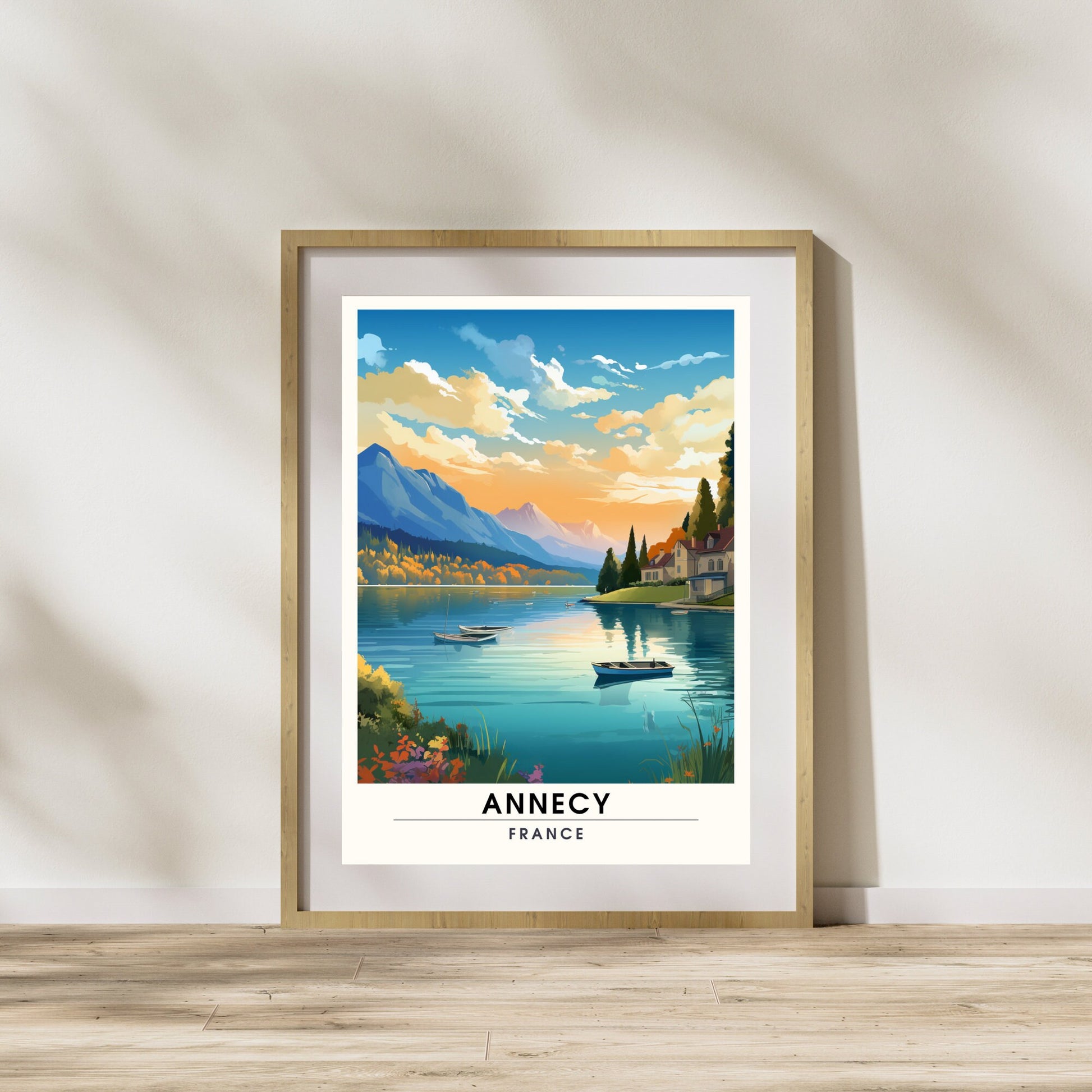 Impression Annecy | Affiche de Voyage Annecy | Poster France