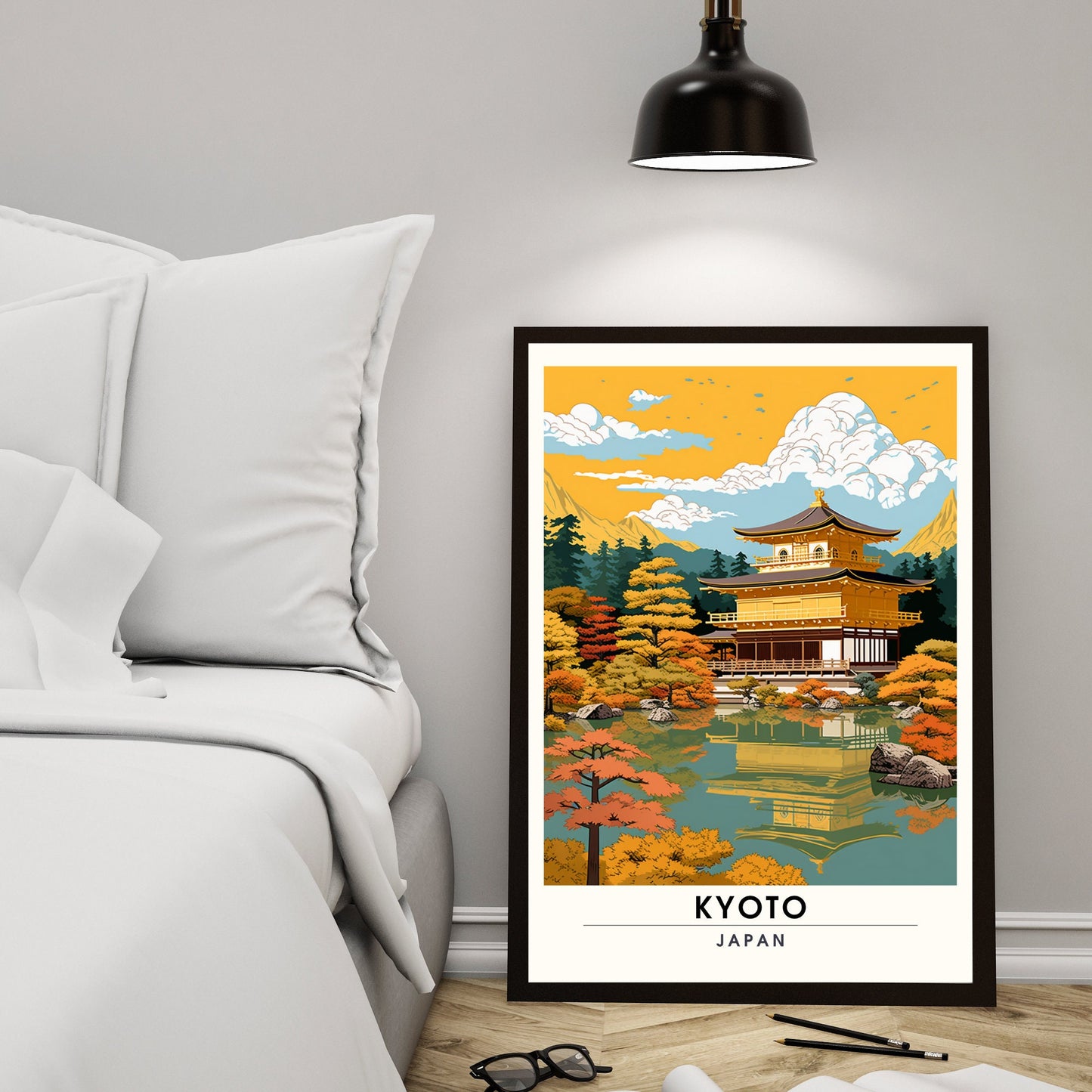 Impression Kyoto | Affiche de Voyage Kyoto | Impression Japon