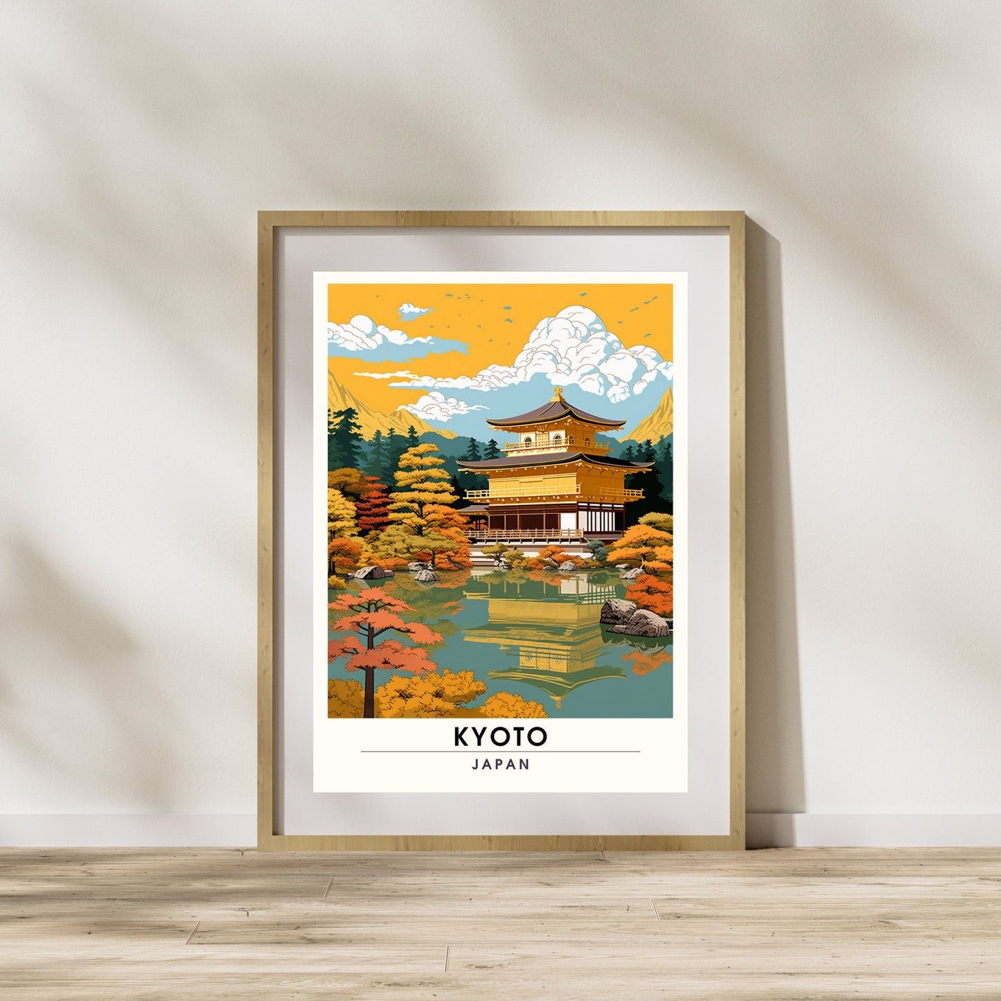 Impression Kyoto | Affiche de Voyage Kyoto | Impression Japon