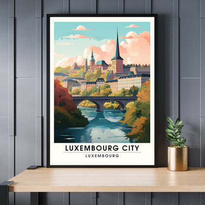 Impression Luxembourg | Affiche Luxembourg ville | Luxembourg ville