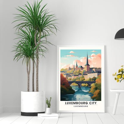 Impression Luxembourg | Affiche Luxembourg ville | Luxembourg ville