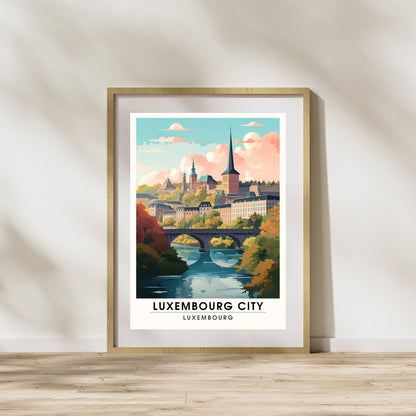 Impression Luxembourg | Affiche Luxembourg ville | Luxembourg ville