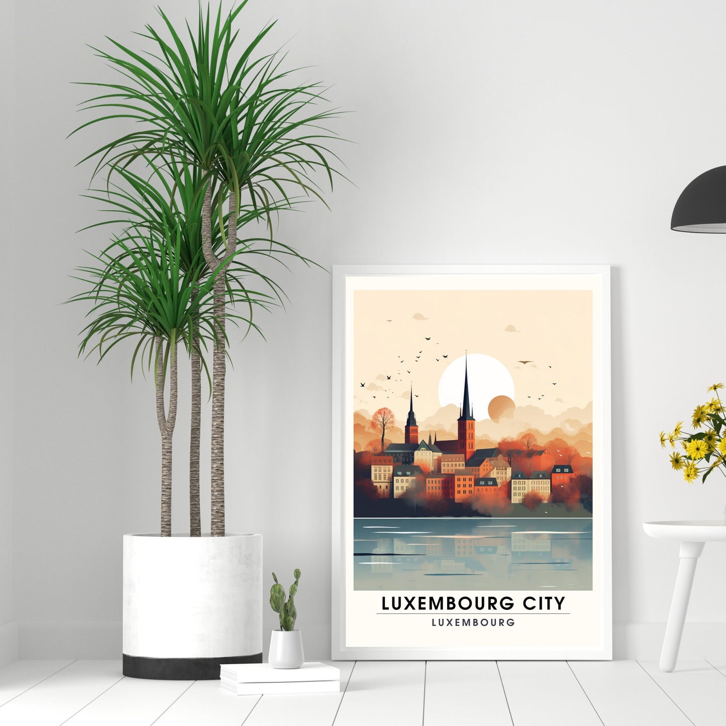 Impression Luxembourg | Affiche de Voyage Luxembourg ville | Voyage exceptionnel à Luxembourg