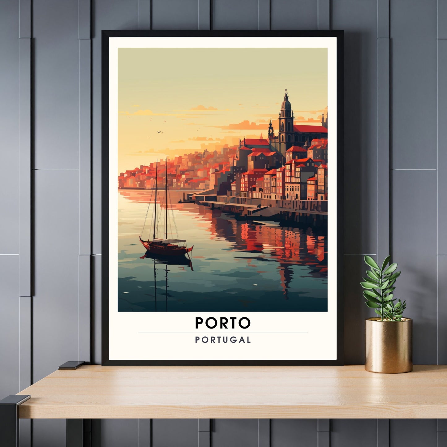 Impression Porto | Affiche de Voyage Porto | Impression Porto Portugal | affiche voyage