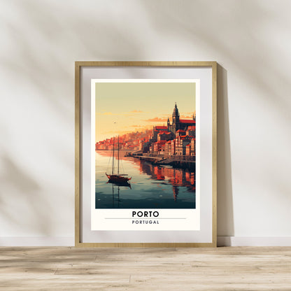 Impression Porto | Affiche de Voyage Porto | Impression Porto Portugal | affiche voyage