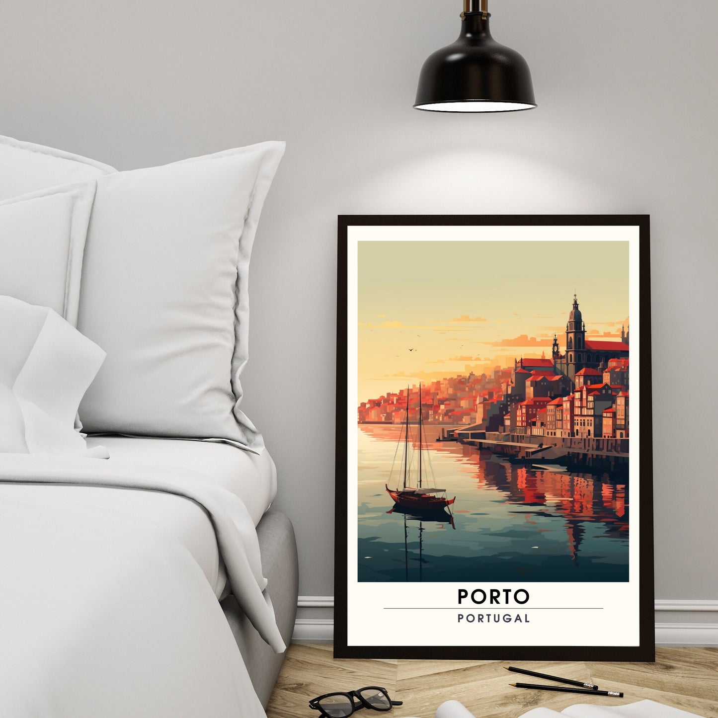 Impression Porto | Affiche de Voyage Porto | Impression Porto Portugal | affiche voyage