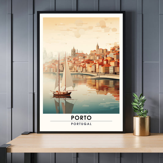 Impression Porto, Portugal | Affiche de Voyage Porto | Impression Porto Portugal | affiche voyage Portugal