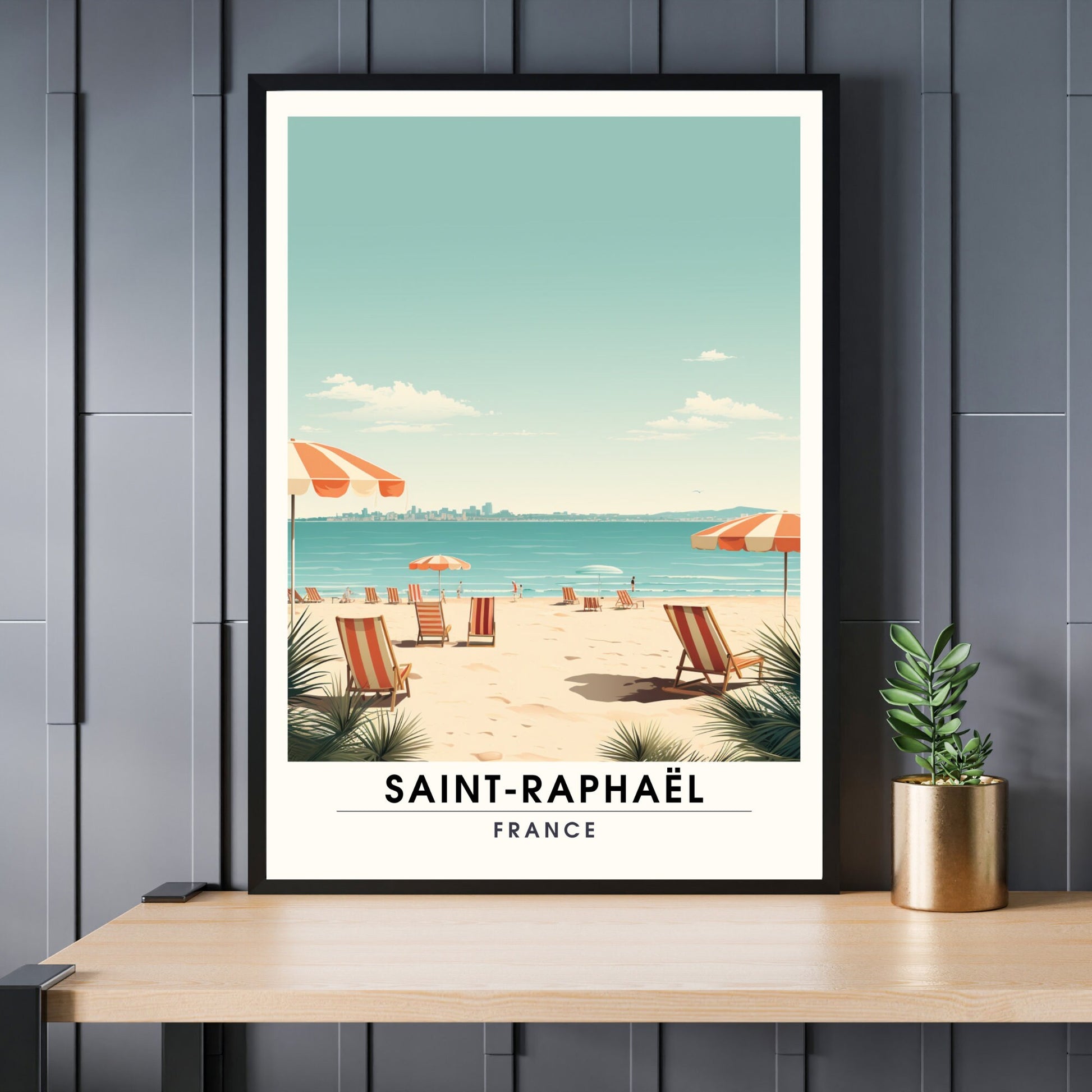 Impression Saint-Raphaël | Affiche de Voyage Saint-Raphaël | Impression de voyage France