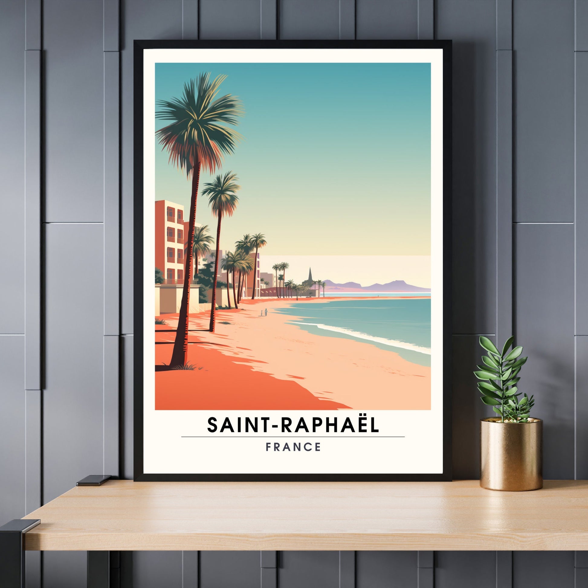 Impression Saint-Raphaël | Affiche Saint-Raphaël | Impression de voyage France