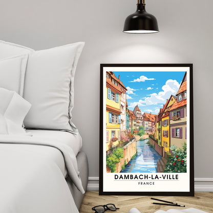 Impression Dambach-la-ville | Affiche de Voyage Dambach-la-ville, France | Affiche Dambach-la-ville