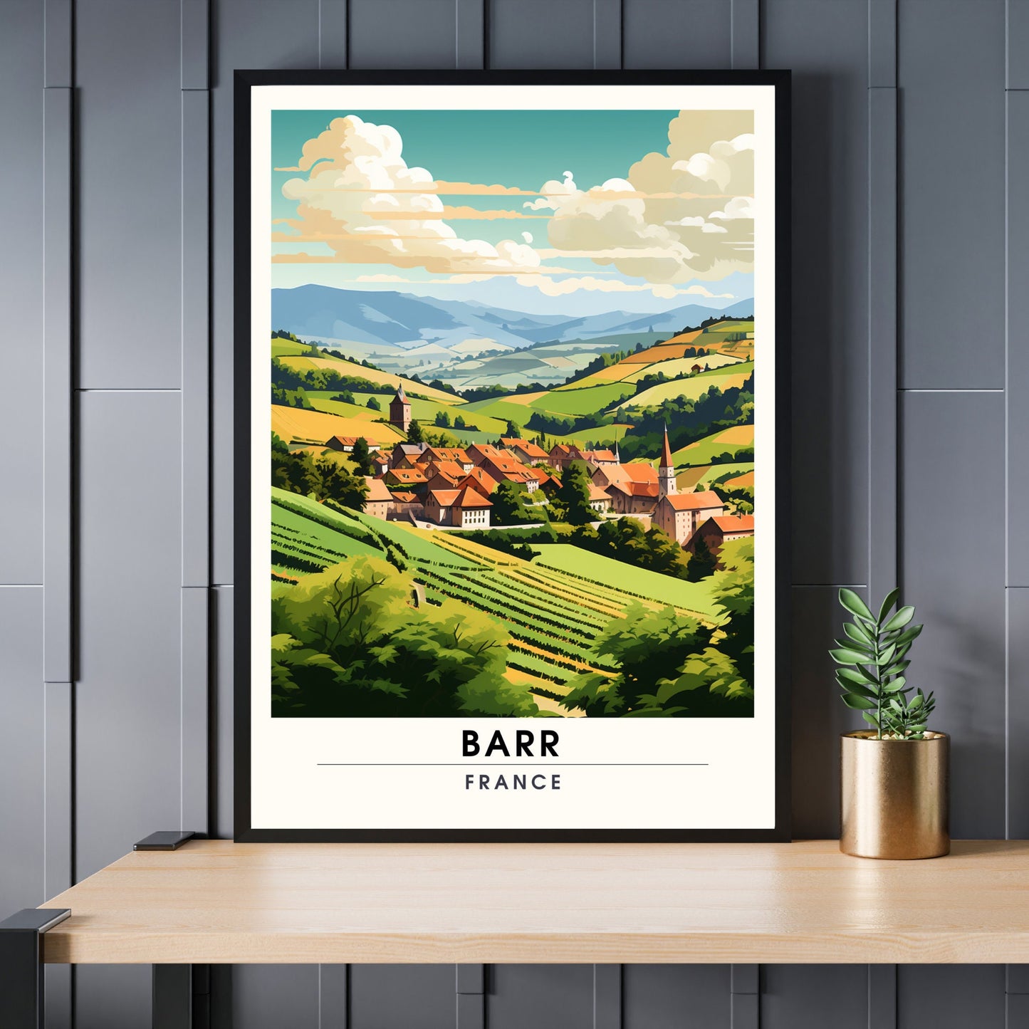 Impression de voyage Barr | Affiche de Voyage Barr | Affiche Barr, France