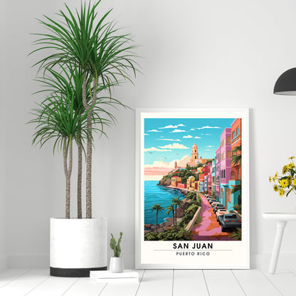 Impression San Juan, Porto Rico | Affiche de Voyage San Juan