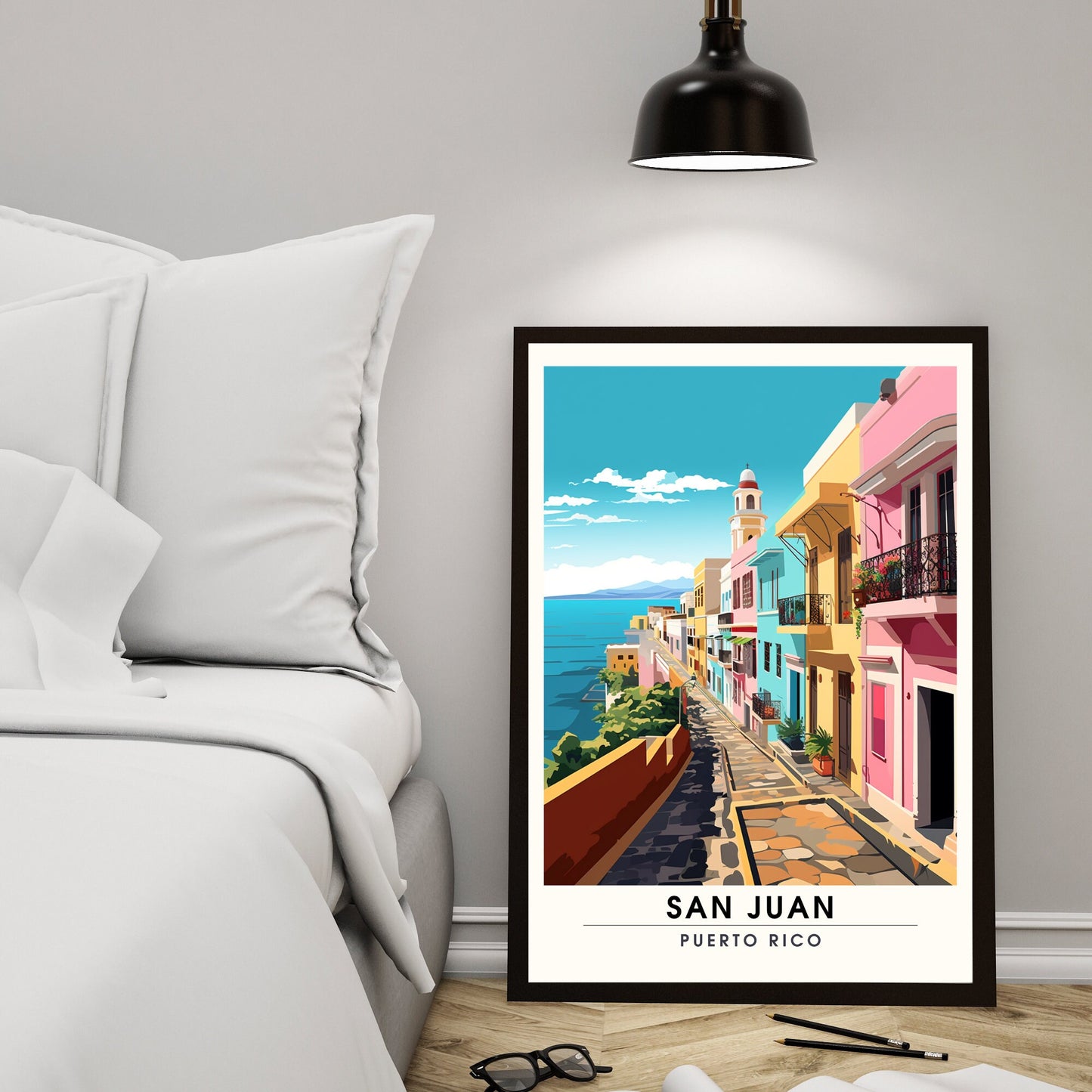 Impression San Juan, Porto Rico | Affiche de Voyage San Juan | Affiche Porto Rico