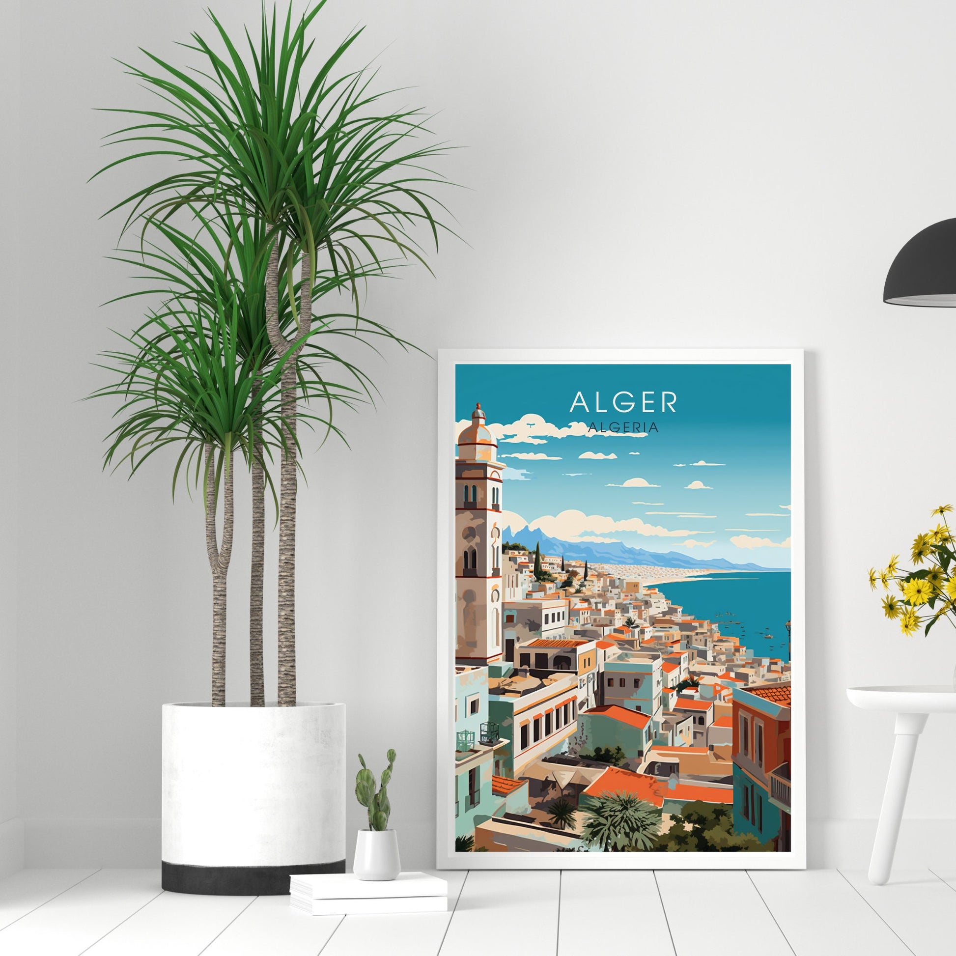 Impression de voyage Alger | Affiche Alger | Affiche baie d'Alger