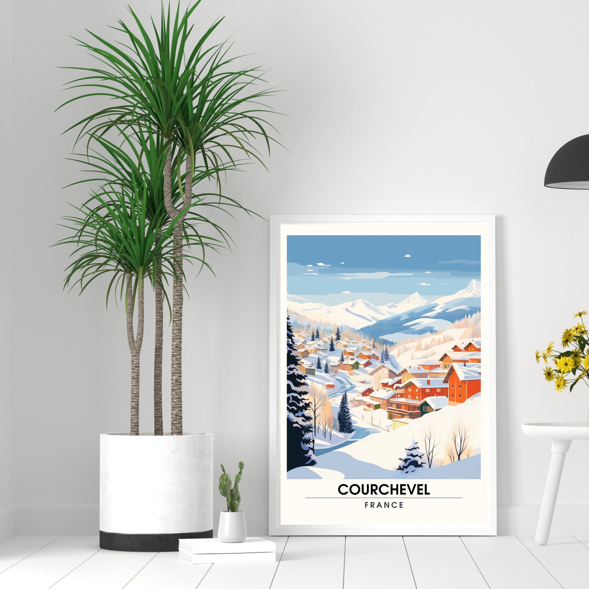 Affiche Courchevel, France