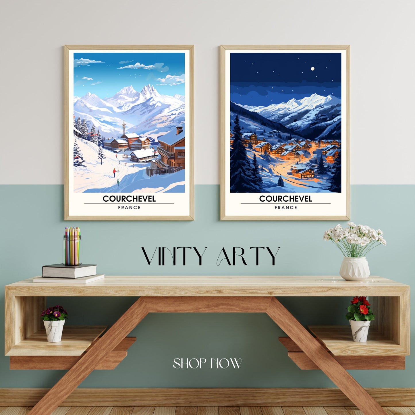 Affiche Courchevel | impression Courchevel | tirage d'art Courchevel