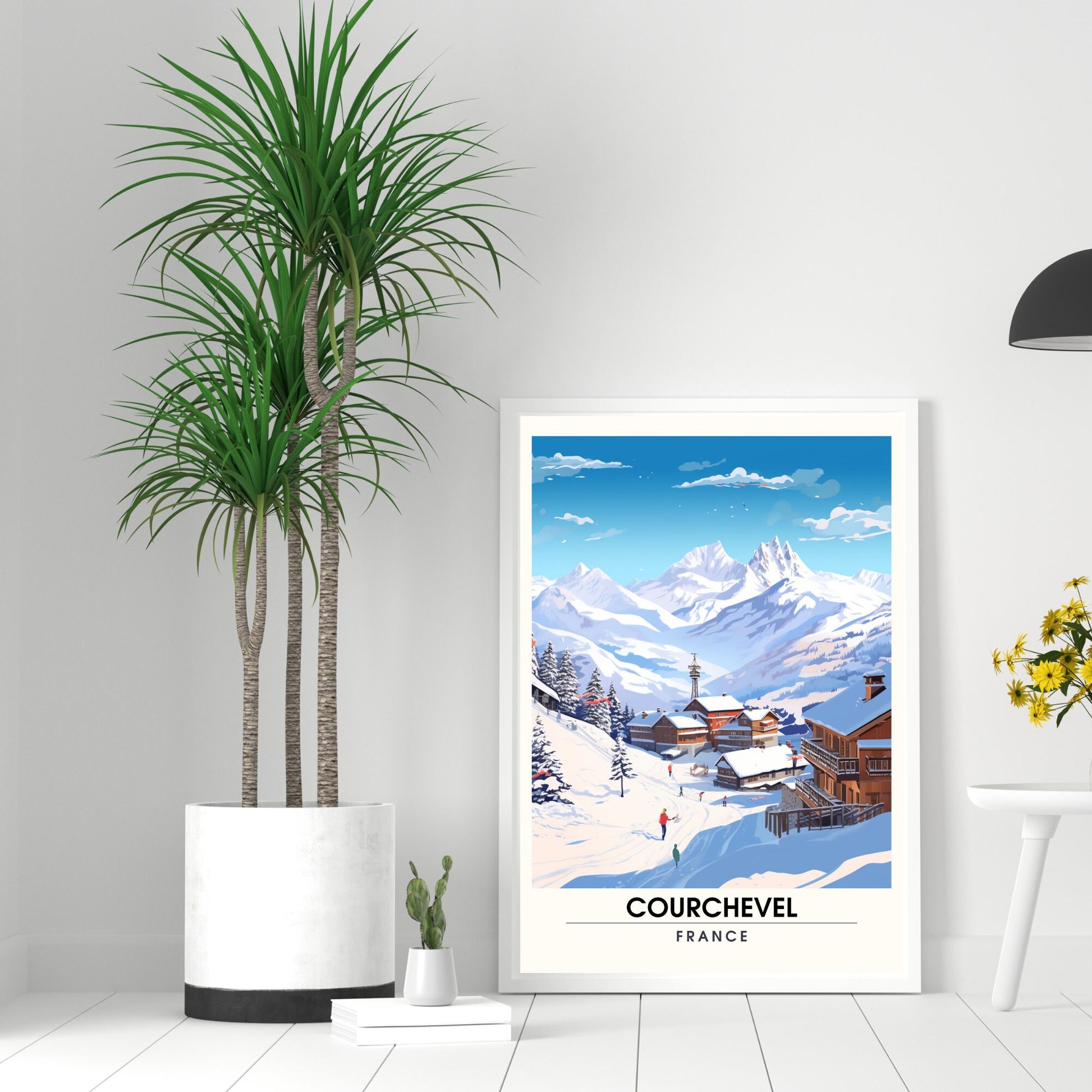 Affiche Courchevel | impression Courchevel | tirage d'art Courchevel