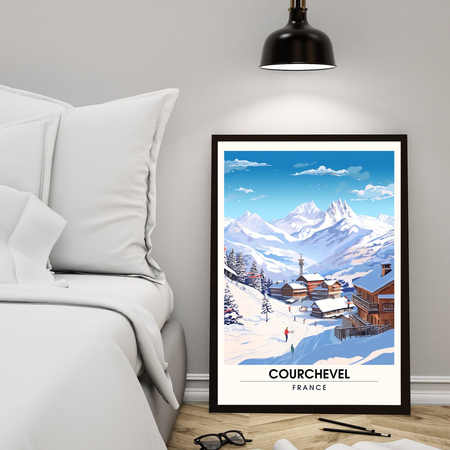 Affiche Courchevel | impression Courchevel | tirage d'art Courchevel