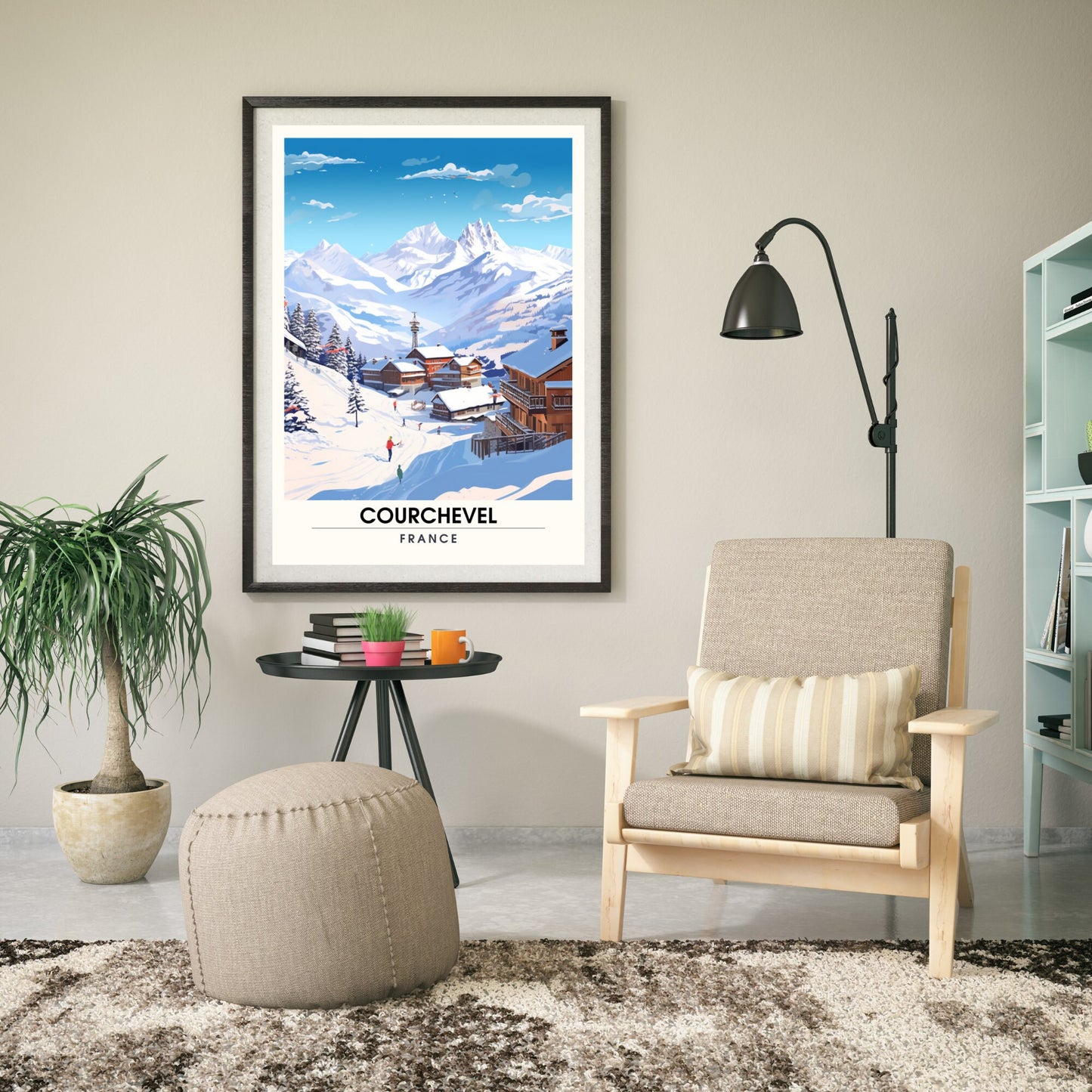 Affiche Courchevel | impression Courchevel | tirage d'art Courchevel