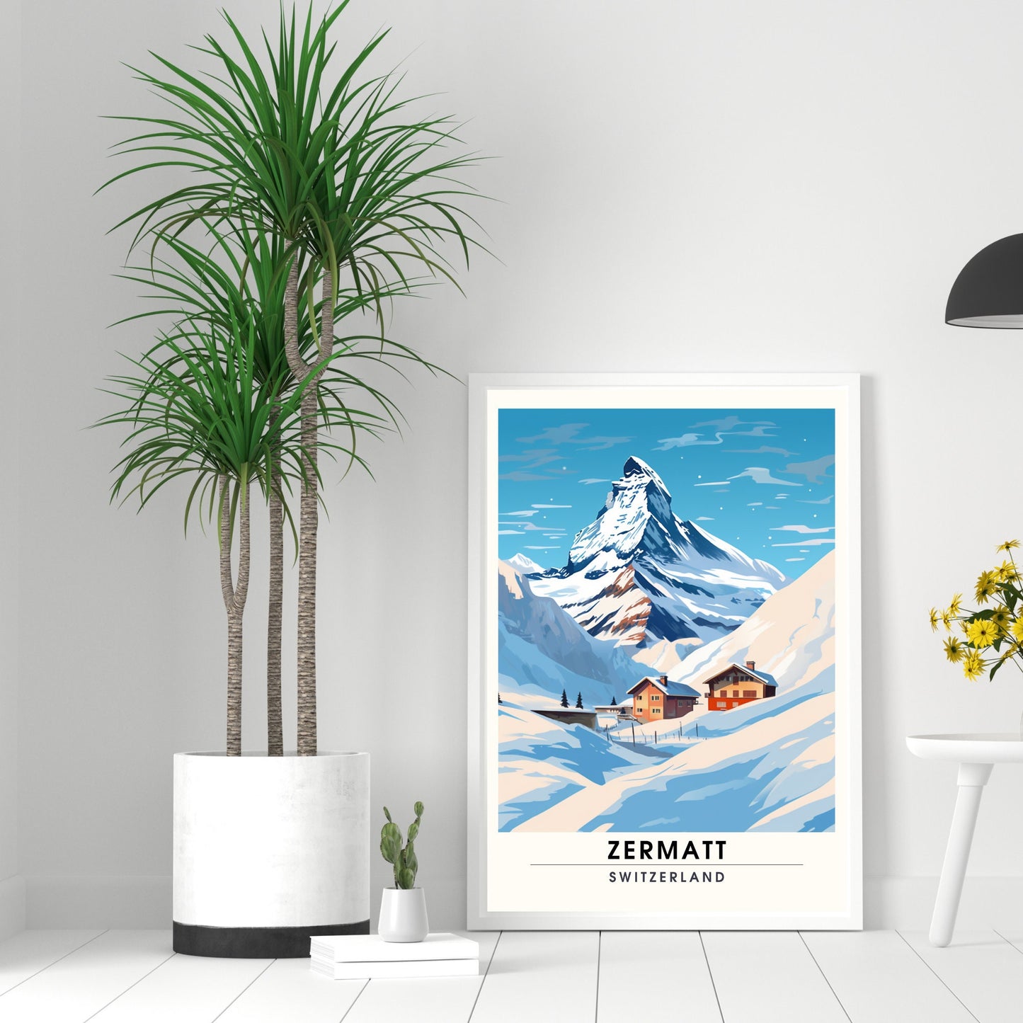 Affiche Zermatt, Suisse | impression Zermatt | Impression de voyage Zermatt