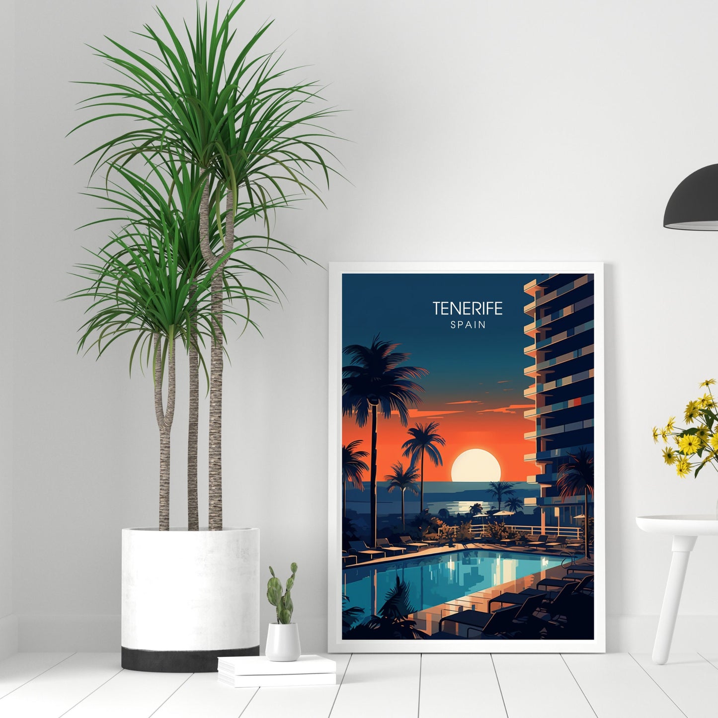 Affiche Tenerife | impression de voyage Tenerife | Impression Tenerife | Affiche Espagne | Affiche de voyage