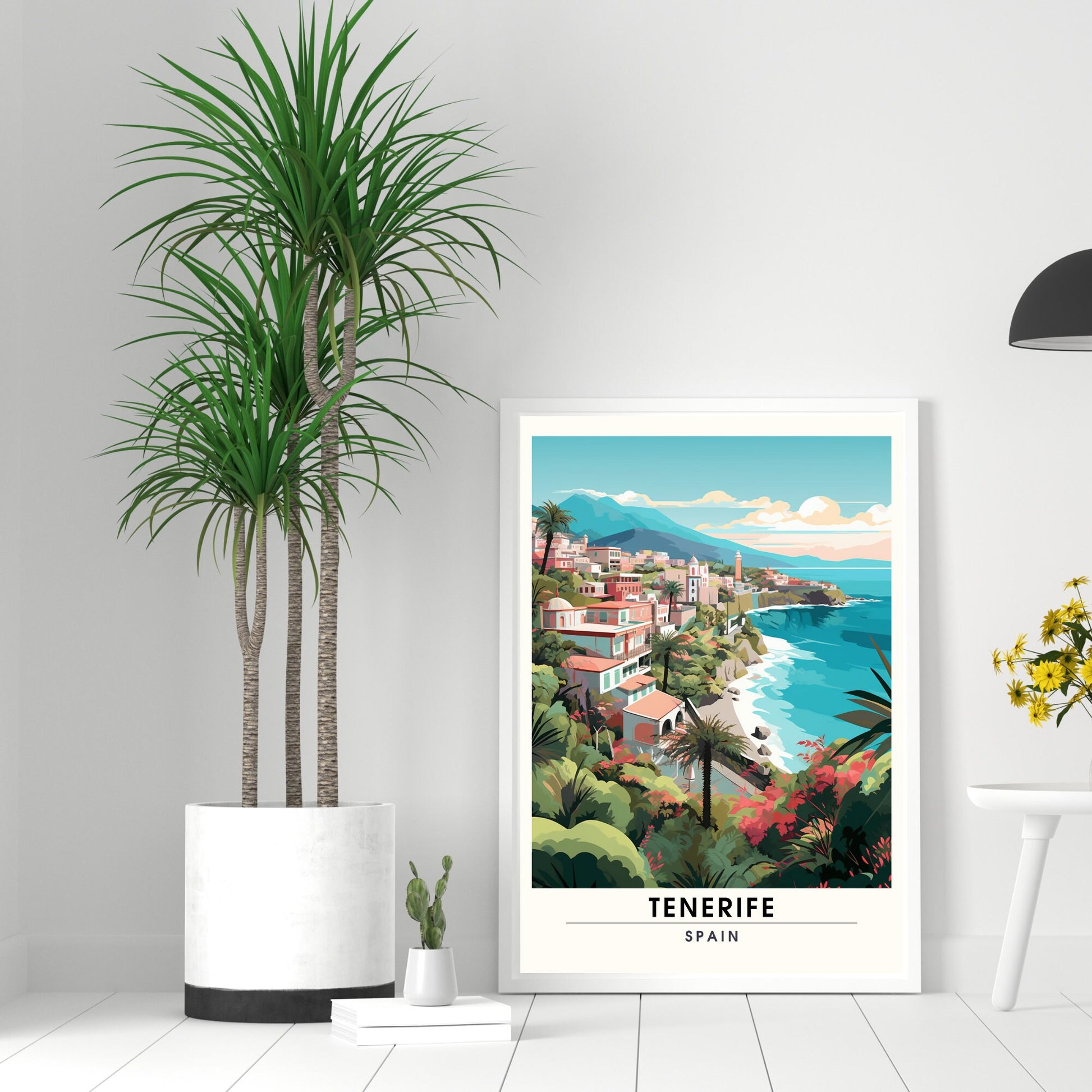 Affiche Tenerife | impression de voyage Tenerife | Impression Tenerife | Affiche Espagne | Affiche de voyage