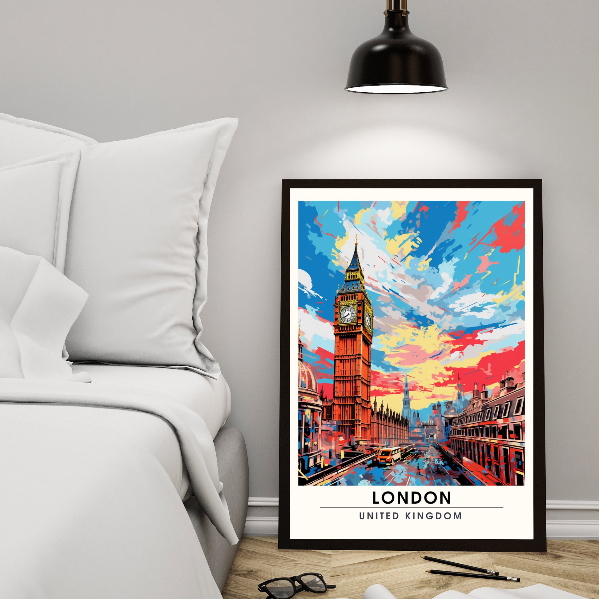 Affiche Londres | impression de voyage Londres | Impression Londres | Affiche Royaume-Uni