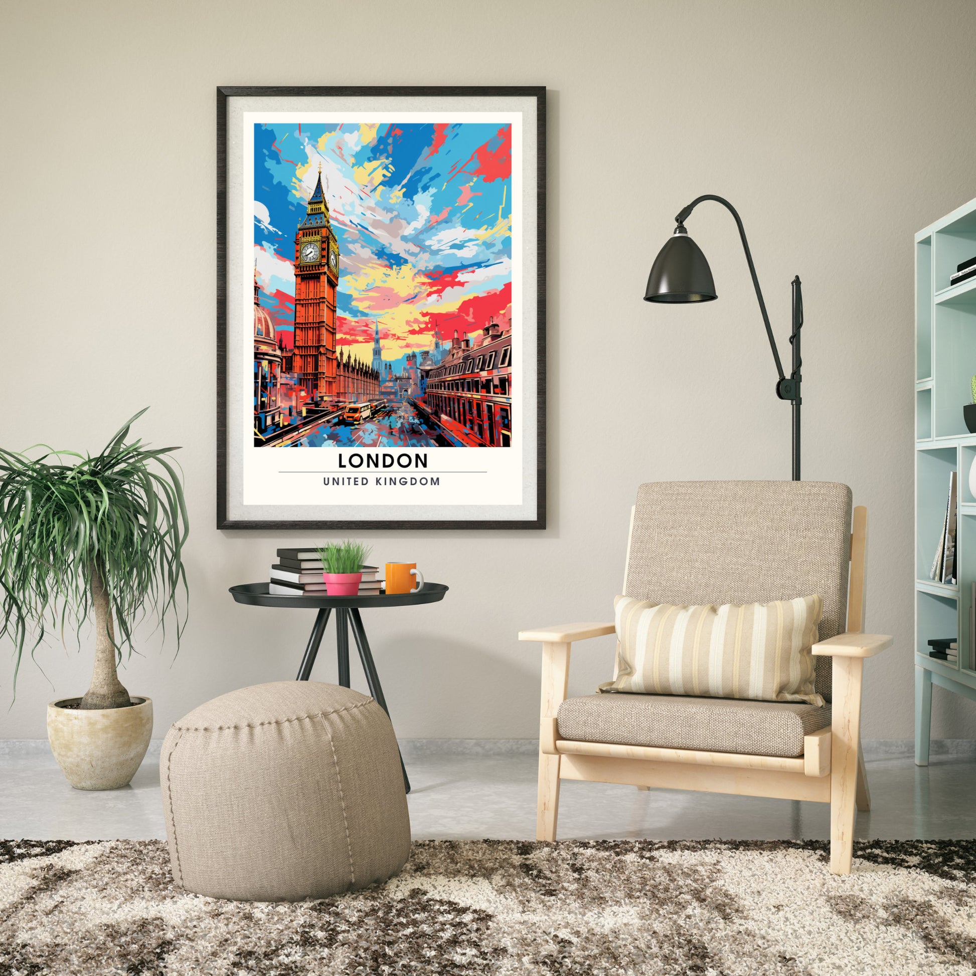 Affiche Londres | impression de voyage Londres | Impression Londres | Affiche Royaume-Uni