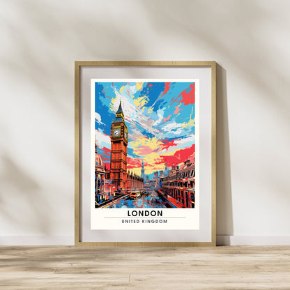 Affiche Londres | impression de voyage Londres | Impression Londres | Affiche Royaume-Uni