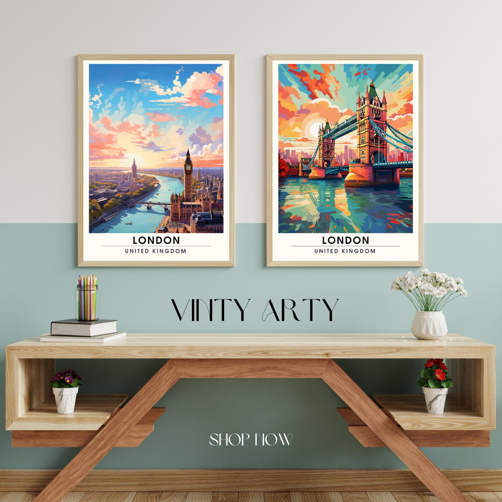 Affiche Londres | impression de voyage Londres | Impression Londres | Affiche Royaume-Uni | idée cadeau