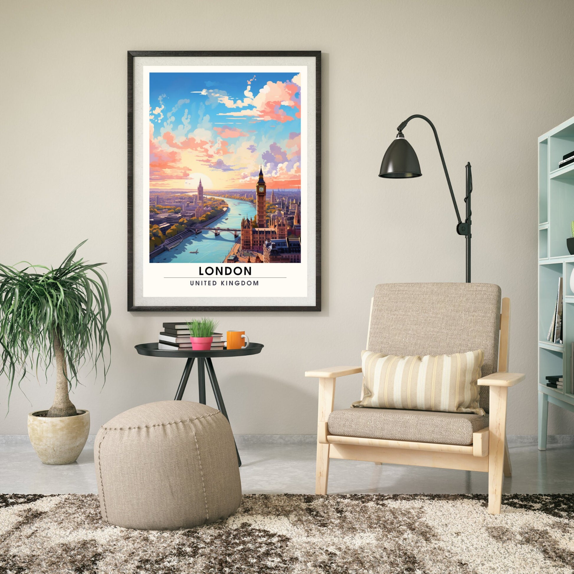 Affiche Londres | impression de voyage Londres | Impression Londres | Affiche Royaume-Uni | idée cadeau