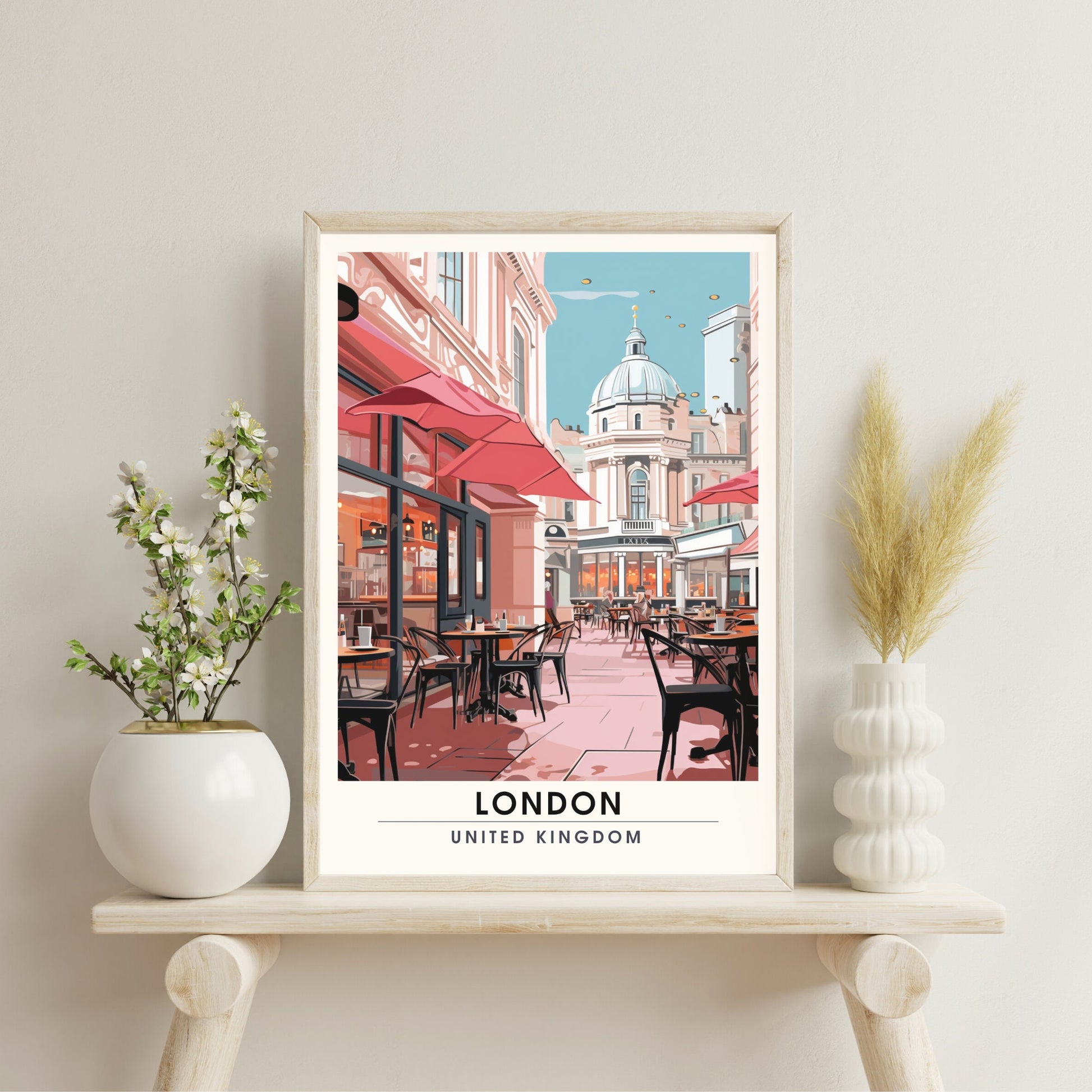 Affiche Londres | impression de voyage Londres | Impression Londres | Affiche Royaume-Uni