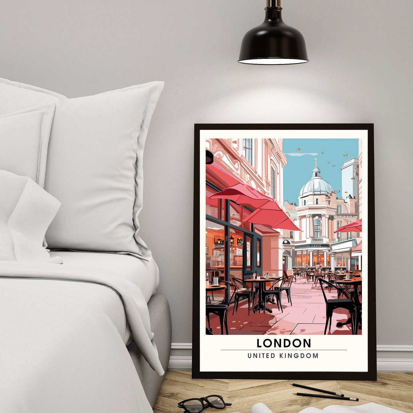 Affiche Londres | impression de voyage Londres | Impression Londres | Affiche Royaume-Uni