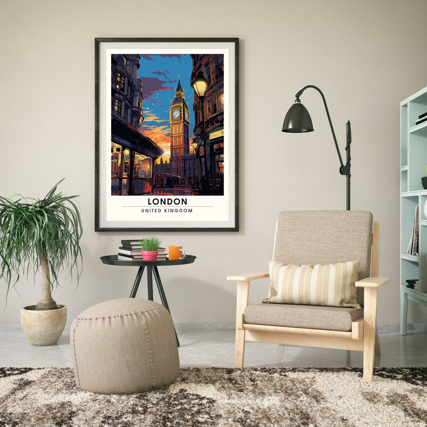 Affiche Londres | impression de voyage Londres | Impression Londres | Affiche Royaume-Uni