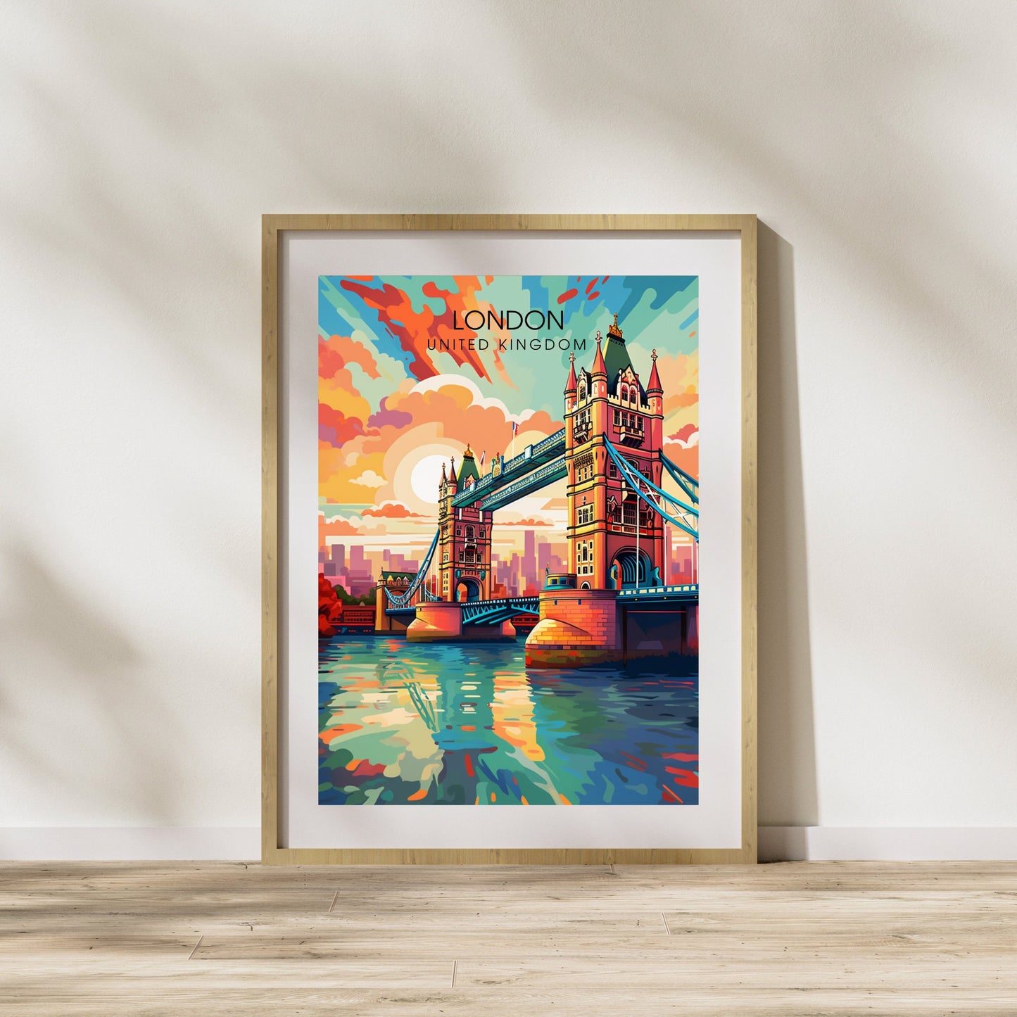 Affiche Londres | impression de voyage Londres | Impression Londres | Affiche Royaume-Uni