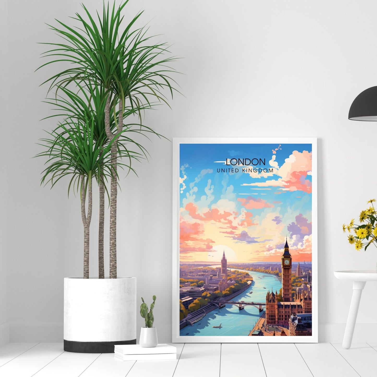 Affiche Londres | impression de voyage Londres | Impression Londres | Affiche Royaume-Uni