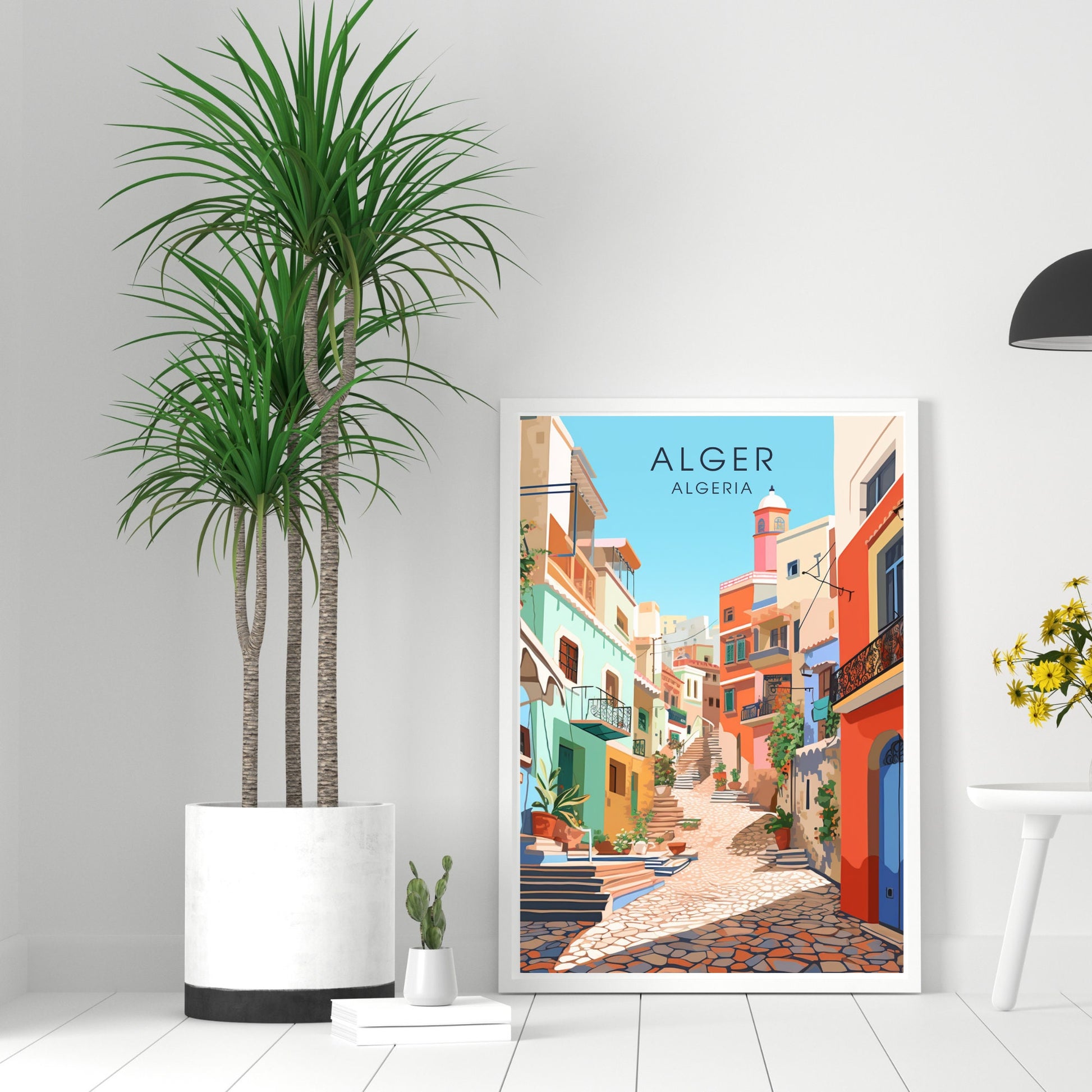 Impression de voyage Alger | Affiche Alger | Affiche Casbah d'Alger