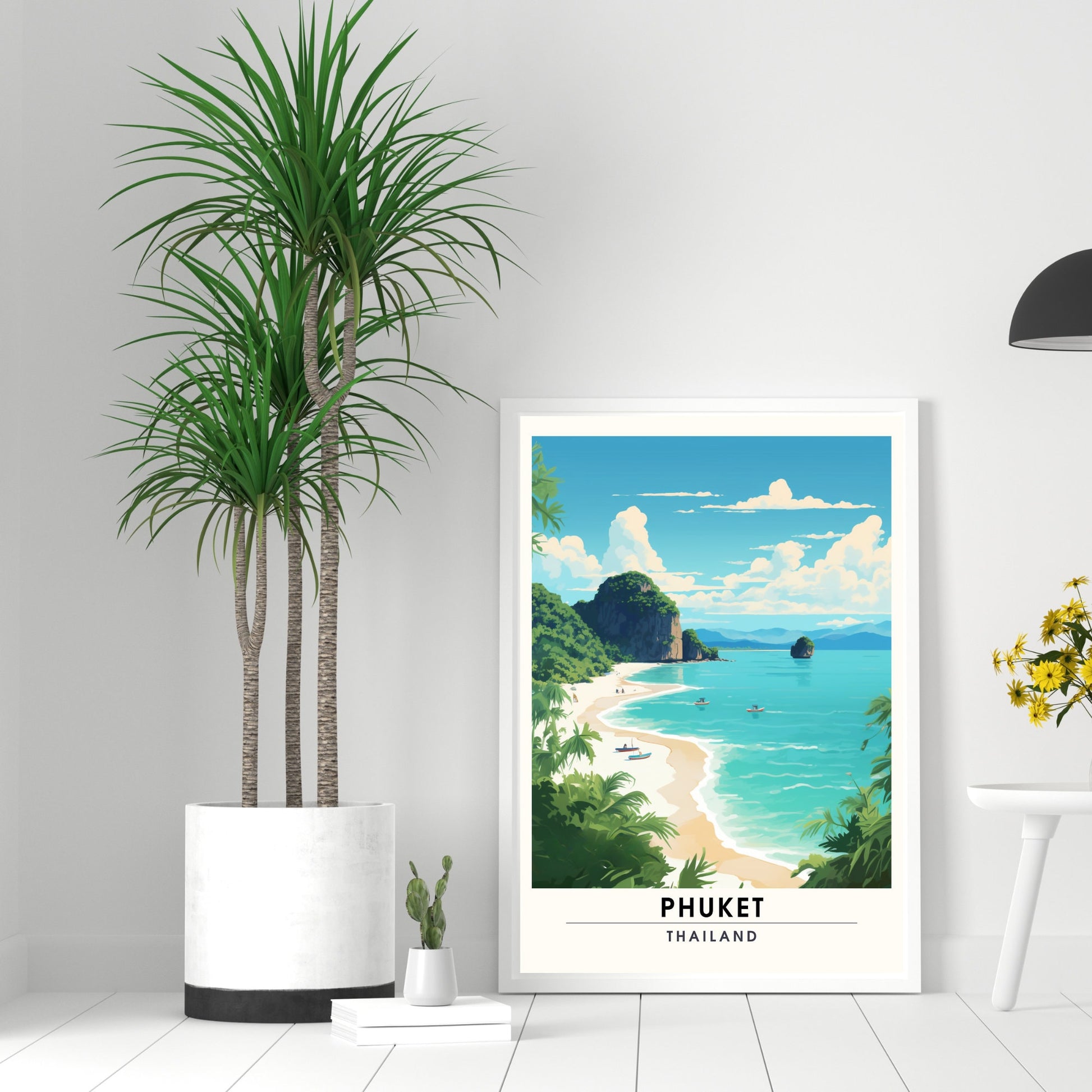 Affiche Phuket | Impression de voyage Phuket | Affiche Thaïlande | Phuket, Thaïlande