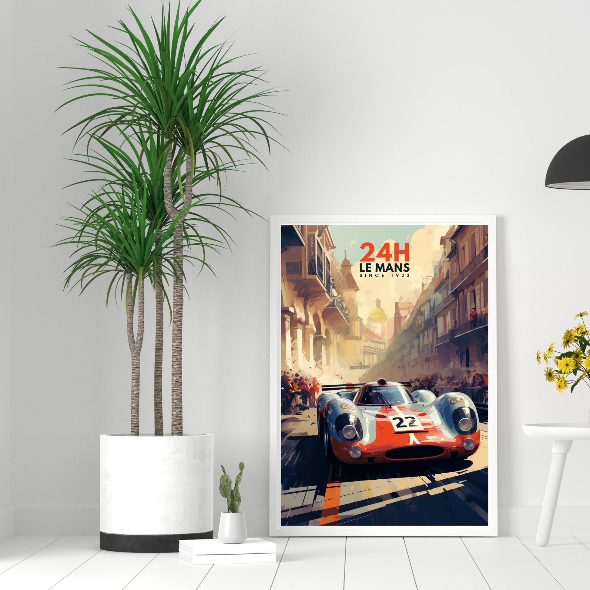 Affiche 24H le Mans | Impression voiture | Affiche Vintage