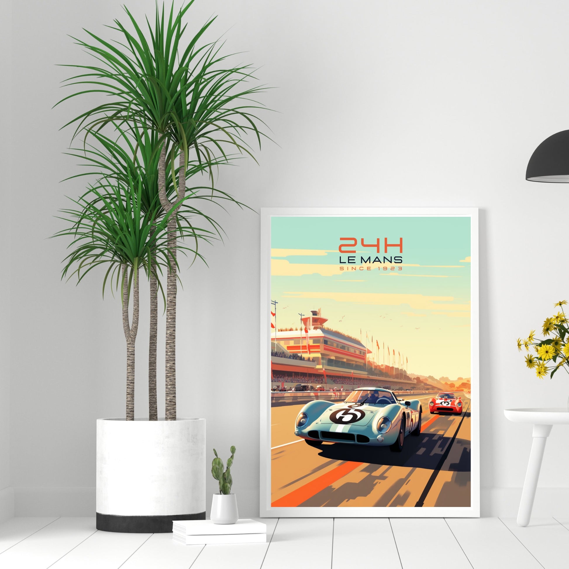 Affiche 24H le Mans | Impression voiture vintage | Affiche Vintage